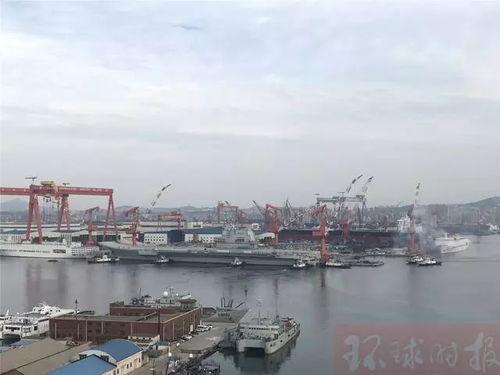 国产第1艘航母下水视频,见证中国海军新篇章